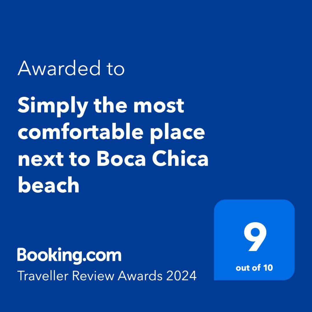 Simply The Most Comfortable Place Next To Boca Chica Beach Bagian luar foto