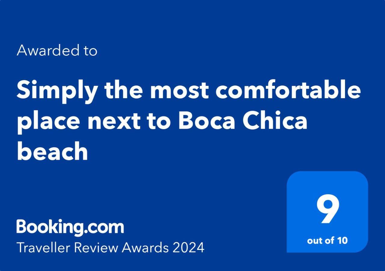 Simply The Most Comfortable Place Next To Boca Chica Beach Bagian luar foto